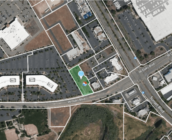 Rocklin, CA – 1 acre Retail Land
